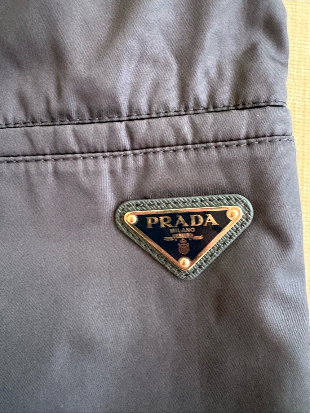 Prada Black Nylon Cargo Bermuda Shorts - Picture 7 of 8